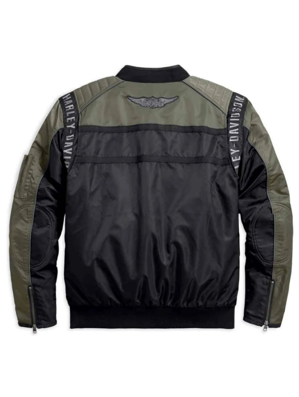 Harley-Davidson Mainstreet Colorblocked Nylon Bomber Jacket 98583-17VM - Picture 17 of 17